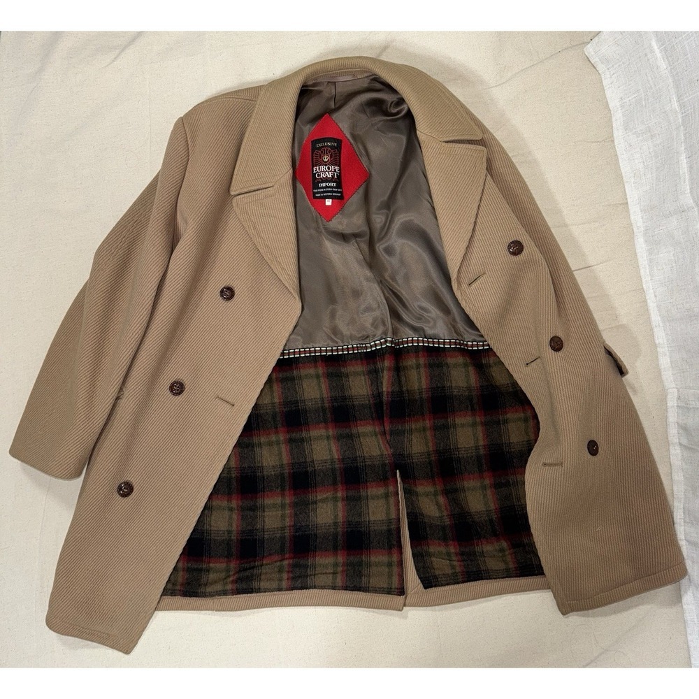 Vintage Europe‎ Craft Import Wool Corduroy Sports Coat Men's 40 West Germany - Picture 9 of 9